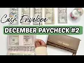 DECEMBER CASH ENVELOPE STUFFING FULL-TIME BUDGET PAYCHECK Budget With Me MONETS MONEY