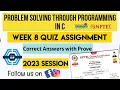 Problem Solving Through Programming In C Week 8 Answers 2023 NPTEL 2023 SWAYAM