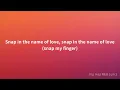 R. Kelly - Step In the Name of Love (Lyrics)