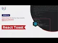 React Toast Notifications Show Alerts Messages in React JS Urdu Tutorial Pakistan