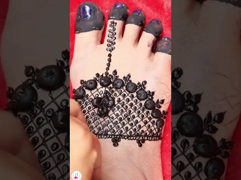 Simple mehndi design | mehendi design | karwachauth mehndi #mehndi #mehandidesign #henna