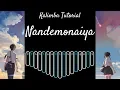 Lagu 【EASY Kalimba Tutorial】 Nandemonaiya なんでもないや from Your Name 君の名は