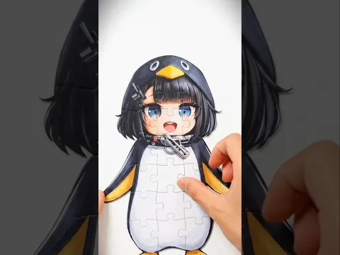 Gugu Gaga Penguin Puzzle Challenge! 🧩🐧 #gugugaga