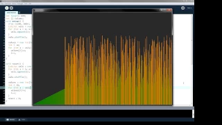 SelectionSort visualisation live Coding