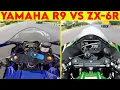 Download Lagu (2025) Yamaha R9 VS Ninja ZX-6R | 0 TO 300 | TOPSPEED !!!