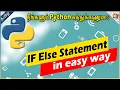 If - Else Statement in Python Python for Beginners in Tamil