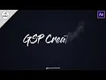 Text Particles Dissolve Tutorial After Effects Tutorial No Plugins GSP Creations