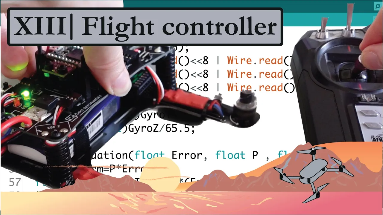 Arduino-Based Quadcopter Flight Controller: 170-Line Code Explained