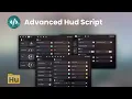 Advanced HUD System HUD Maker Standalone ESX QBCore Qbox Fivem Script