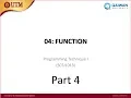 Chapter 4 part Local Variables vs Global Variables