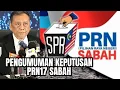 Pengumuman keputusan PRN17 SABAH TAHUN 2025