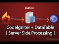 Part01 - Jquery DataTable with CodeIgniter Using Server Side Processing