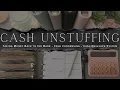 Weekly Cash Unstuffing Cash Condensing Taking Money Back to the Bank Cash Envelope System