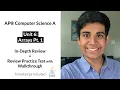 APCS Unit 6 Part 1 Arrays In-Depth Review and Practice Test AP Computer Science A
