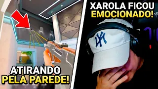 OMEN USA BUG DE ATIRAR PELA PAREDE SPLIT! XAROLA AGRADECE SEGUIDORES E SE EMOCIONA - VALORANT CLIPS