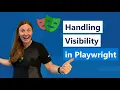 Handling Visibility in Playwright getByText vs getByRole