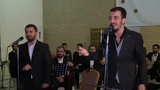 احمد نجيب مع أگرين دلشاد مع أوركسترا كلية الفنون الجميلة في اربيل دندنها