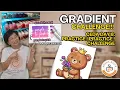 TESTING MY COLORING SKILLS Swatching Gradient Practice CEDA Day 8