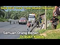 Lagu Detik Detik Truck Trailer Bermuatan Raksasah Melintas Di Bukit Kodok Semuah Orang Berlari.