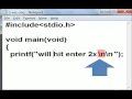 Visual Studio C Language 04 Escape Sequence
