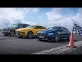 Lamborghini Urus vs Merc G63 vs Merc AMG GT 4dr Drag Races Top Gear