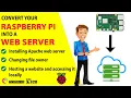 Convert Raspberry Pi into a local web server