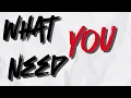 INXS - What you need (lyric video) 