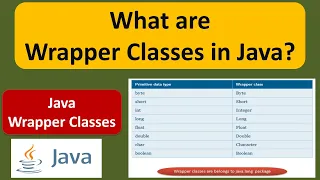 What are Wrapper Classes in Java Java Wrapper Classes An Overview Java Tutorial