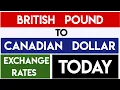 BRITISH POUND TO CANADIAN DOLLAR TODAY 08 AUGUST 2025 Transfer Through WISE GBP to CAD