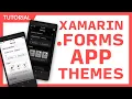 Dynamic App Themes in Xamarin Forms - Light Dark Custom Modes