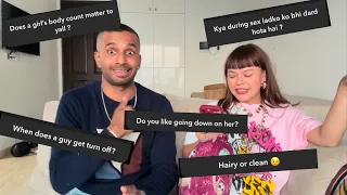 asking my boyfriend uncomfortable questions girls are too scared to ask 