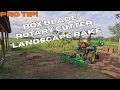 DIY Land Leveling Box Blade vs Brush Hog vs Landscape Rake