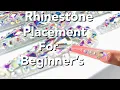 BEGINNER RHINESTONE TUTORIAL HOW TO APPLY CRYSTALS TO NAILS