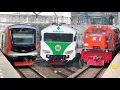 Download Lagu HUNTING RAMAINYA KERETA API STASIUN TERSIBUK JAKARTA !! Ada Lokomotif Livery RNB \u0026 Kereta RAILCLINIC MP3