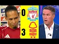Liverpool vs Nottingham The Reds Collapse at Anfield and Their Poor Run Goes On \u0026 Van Dijk Interview