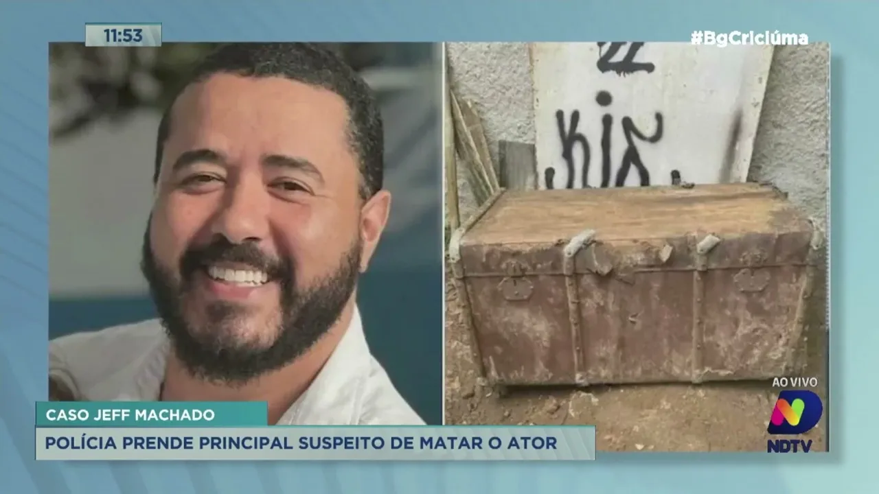Polícia do Rio prende principal suspeito pelo assassinato do ator araranguaense Jeff Machado