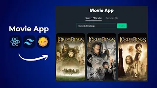 Build a Stunning Movie App with React JS Tailwind CSS DaisyUI