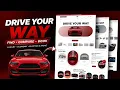 Car Booking website Using HTML CSS JavaScript Demo