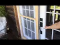 INNOVATIVE screen door insert for double french doors works great