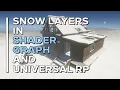 Snow Layers in Unity Shader Graph and URP