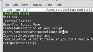 Executable icon file Linux Mint How to create