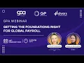Getting the Foundations Right for Global Payroll