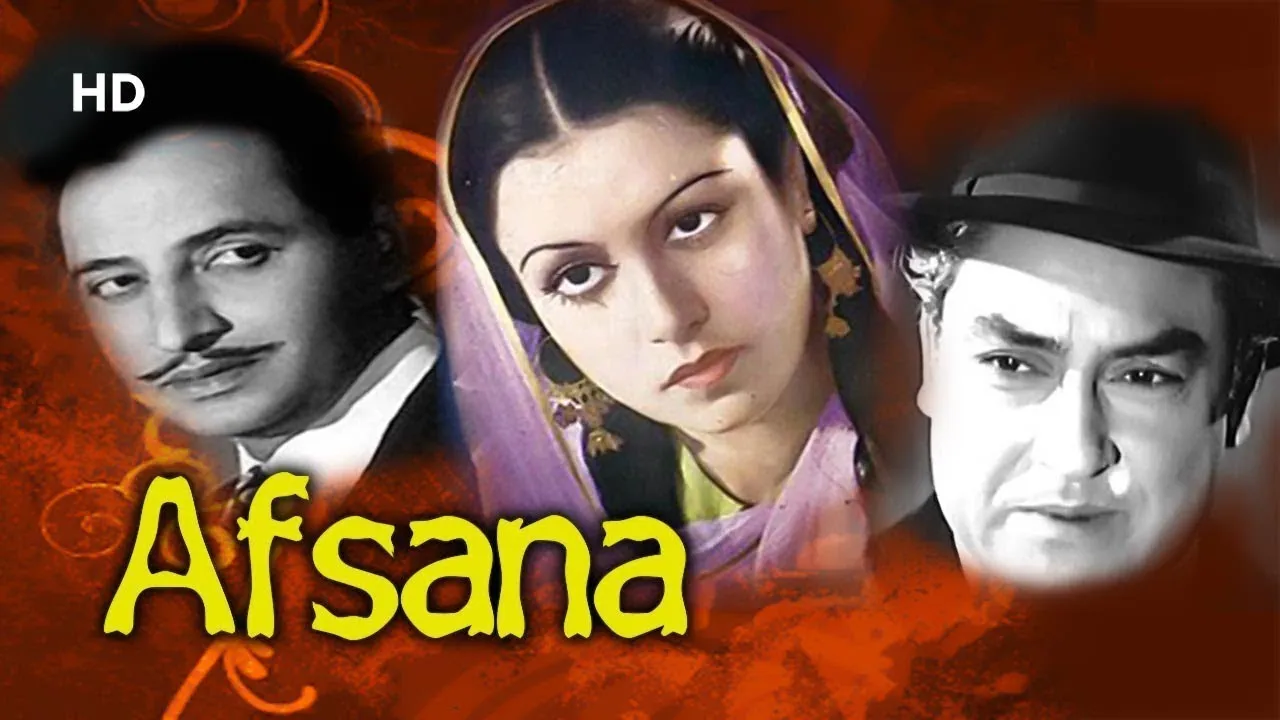 Afsana (1951) {HD} - Full Movie - Ashok Kumar - Veena - Jeevan - Pran - Old Hindi Movies