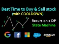 Best time to buy and sell stock with cooldown Leetcode