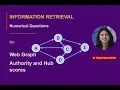 HITS algorithm to calculate the authority and hub scores for each web page