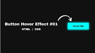 Cool CSS Button Hover Effect HTML CSS Mini Project