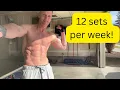 I train 12 sets per week