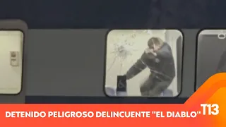 Detenido peligroso delincuente "El diablo"