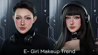 Trend Makeup E-Girl ditiktok || azkha tegar