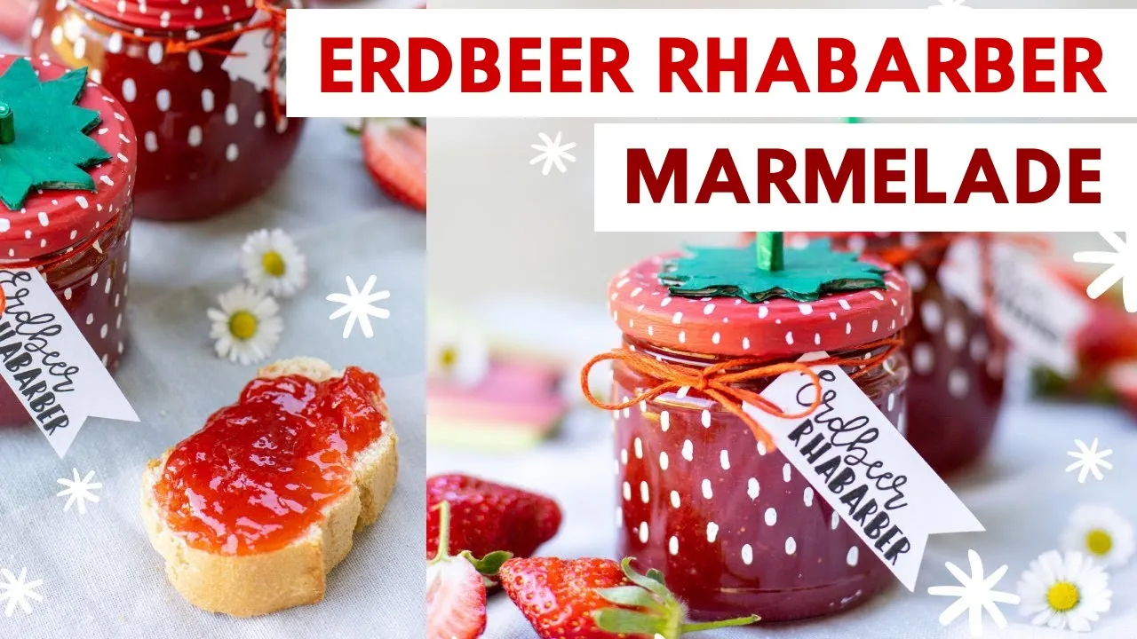 
          
          
          
            
            Erdbeer-Rhabarber Marmelade im Erdbeer-Look
          
        . 